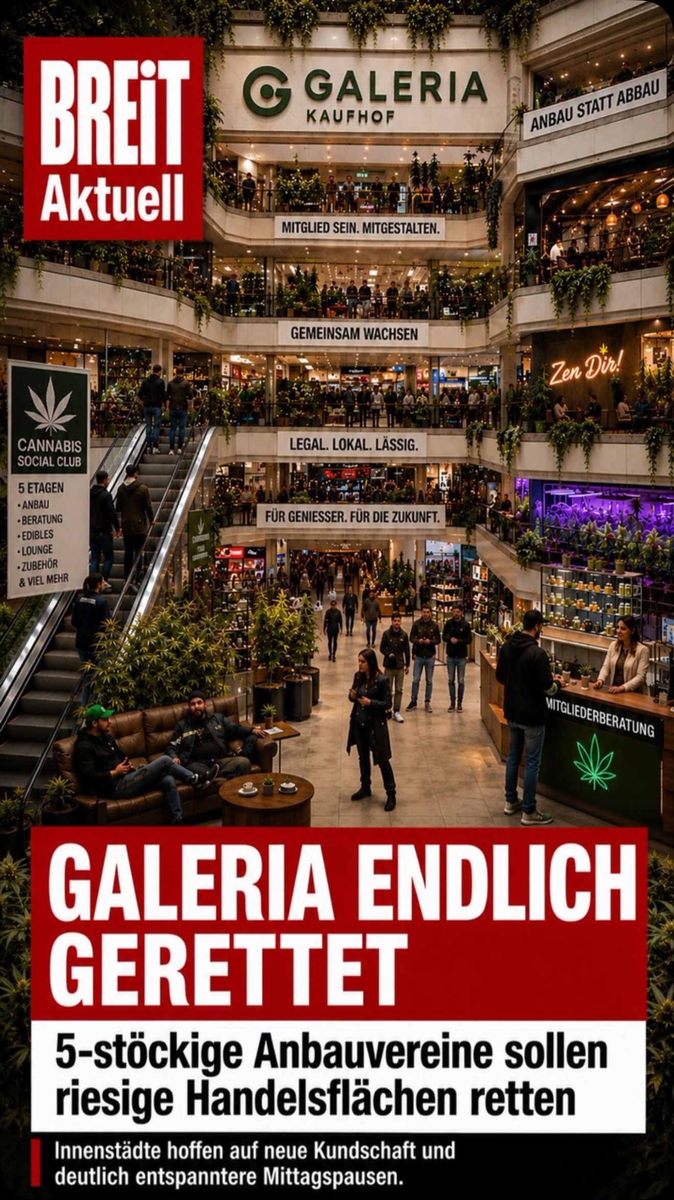 Endlich ist Galeria Kaufhof gerettet 🥦