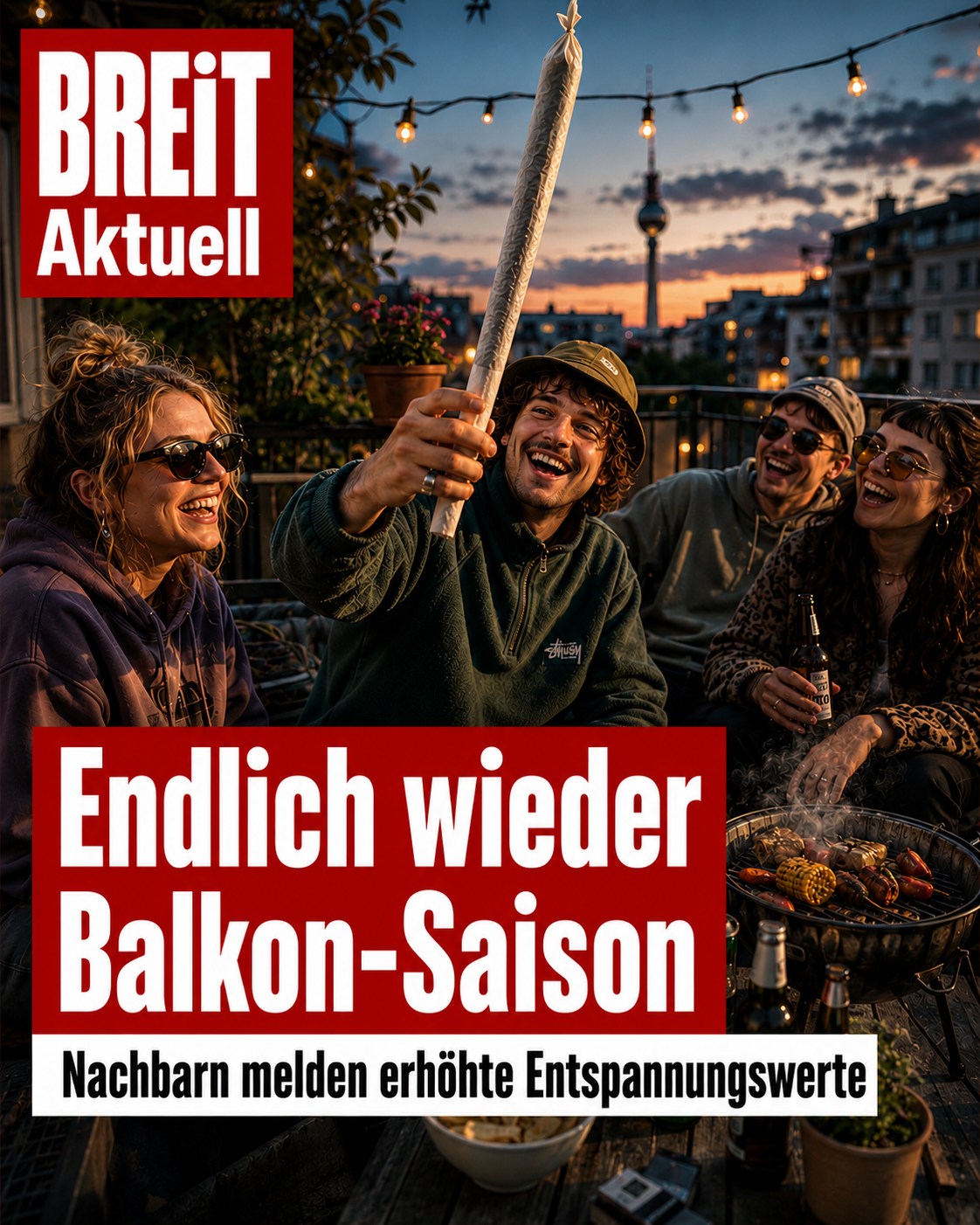 Die Balkon Saison ist gestartet! 🥦 Und alle freuen sich. Auch die Nachbarn.
