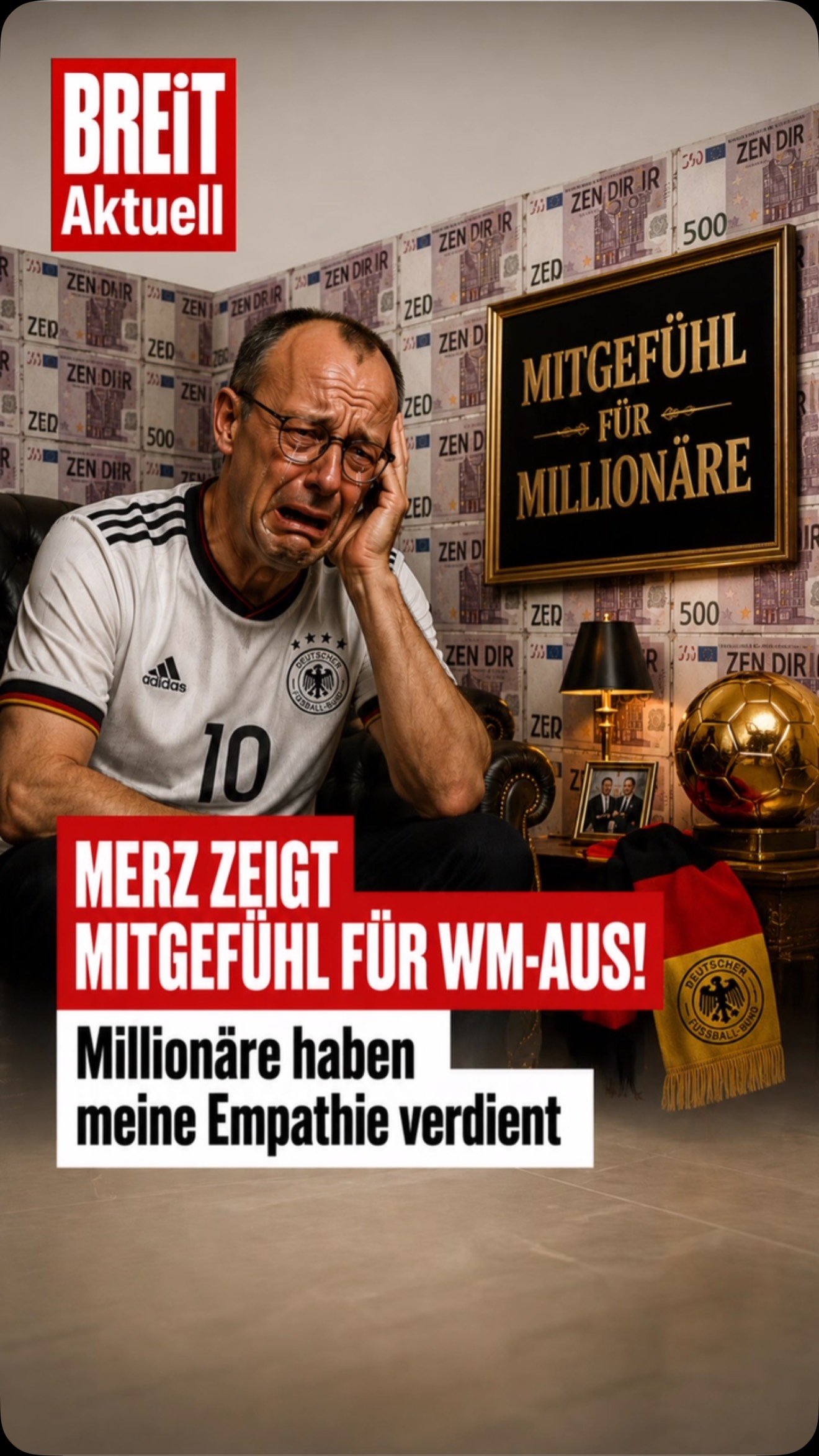 Der sonst so harsche Bundeskanzler emotional wie nie. »Millionäre haben meine Empathie verdient.« 🥦💸