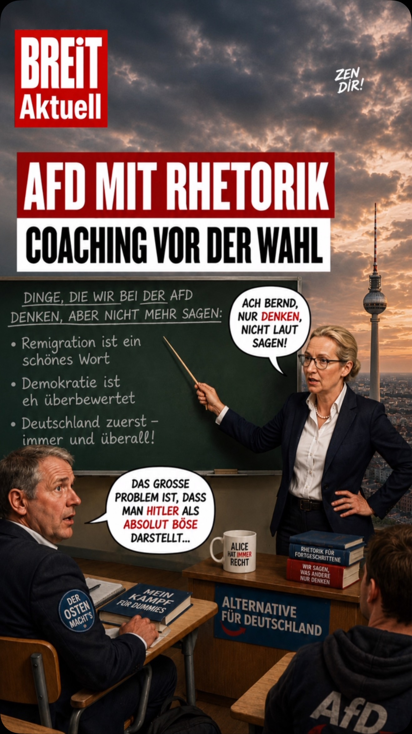 Bitte nur leise hetzen und mal ein bisschen runterkommen 🙂🥦