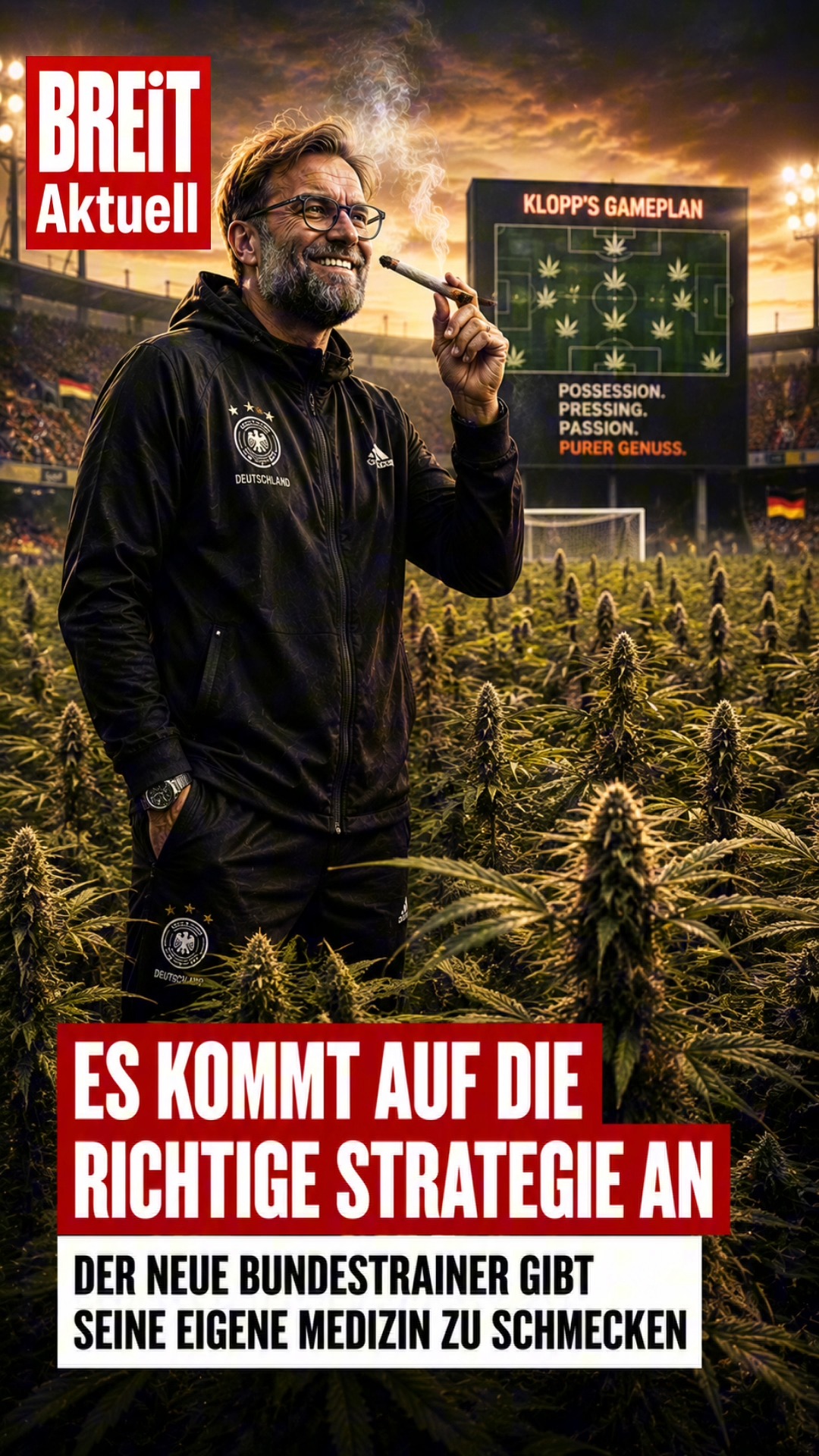 Und wenn da wer was sagt, dann ist er weg! 🥦