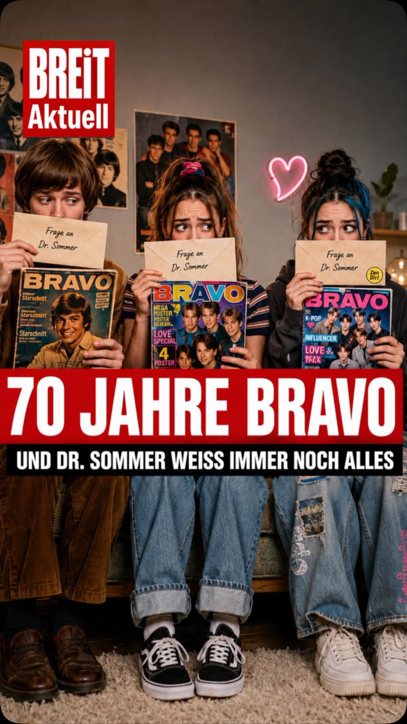 70 Jahre BRAVO und Dr. Sommer hat immer noch auf alles eine Antwort