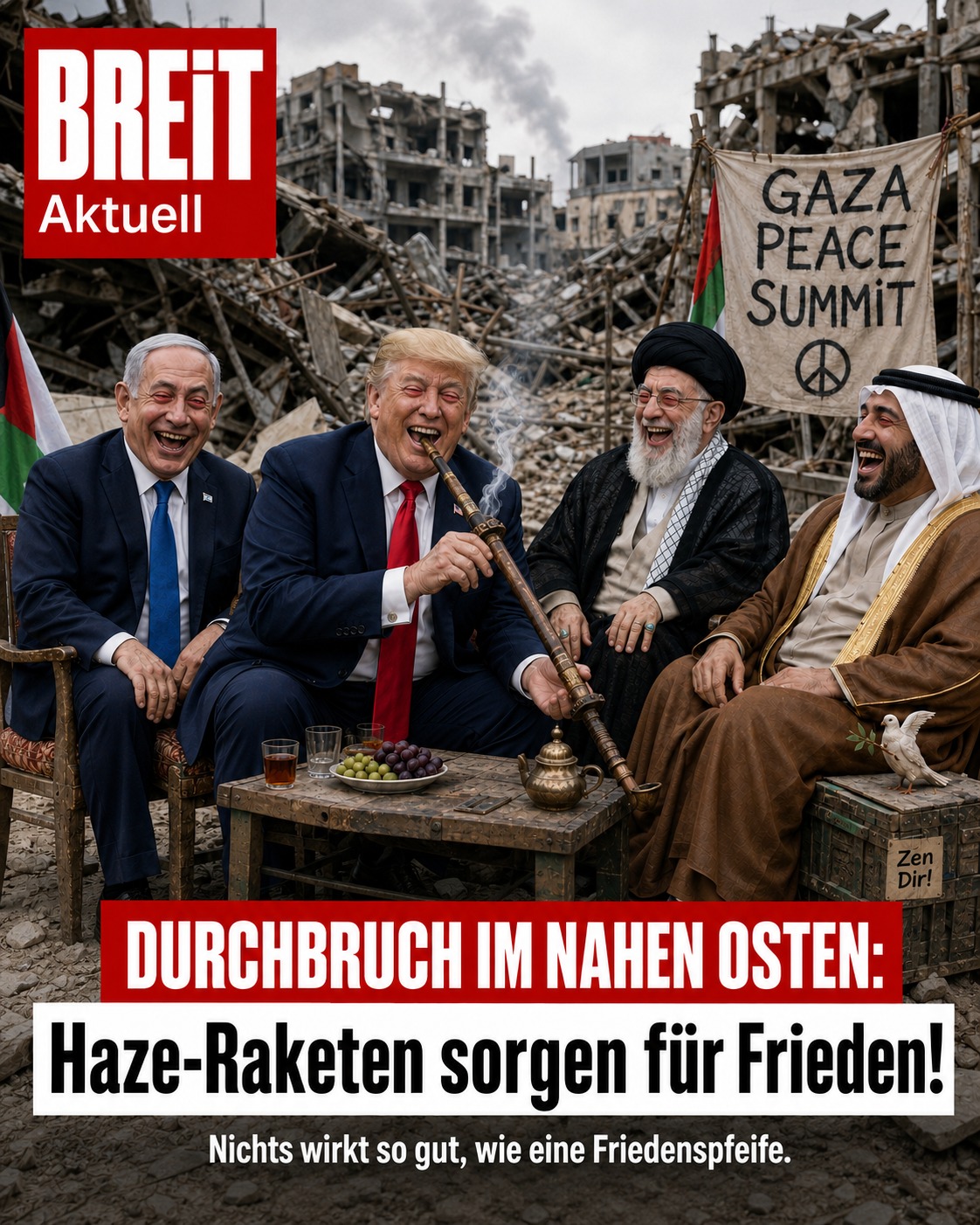 Peace Summit mit Cannabis? Könnte funktionieren ...